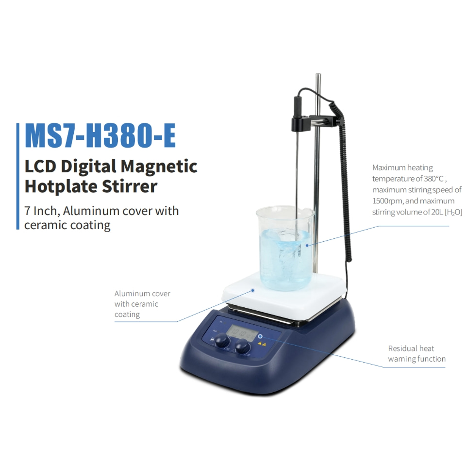 Lab Magnetic Stirrer Hot Plate - Agitateur magnétique à plaque chauffante de