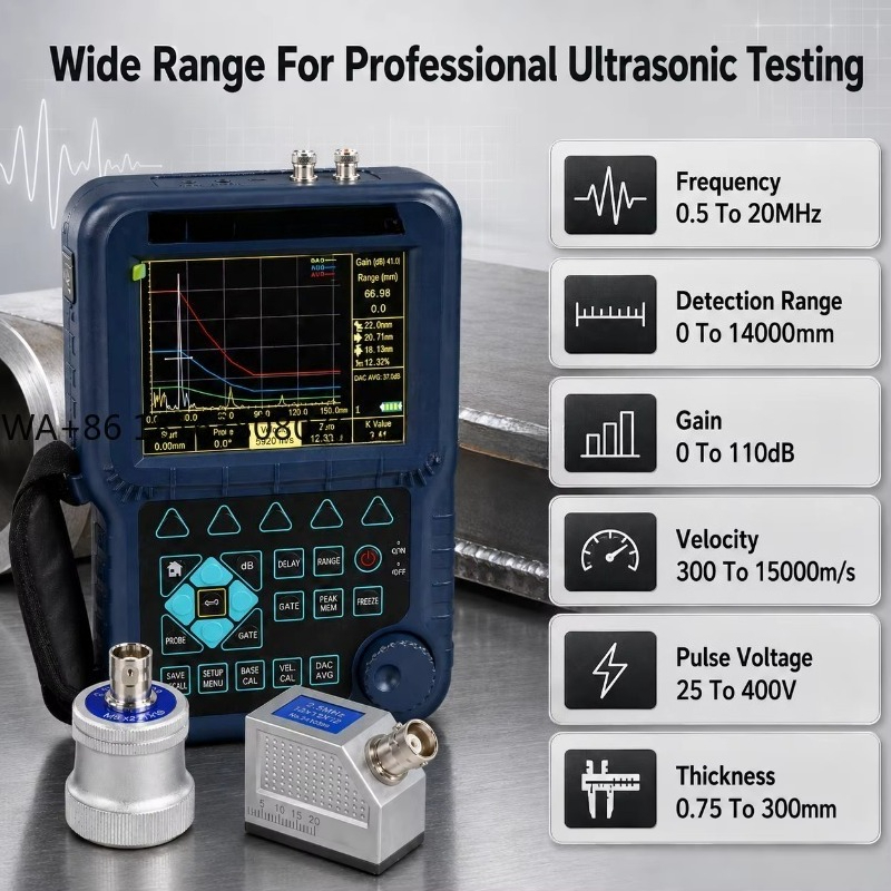 Test Instruments - Détecteur de défauts ultrasonique compact, instrument