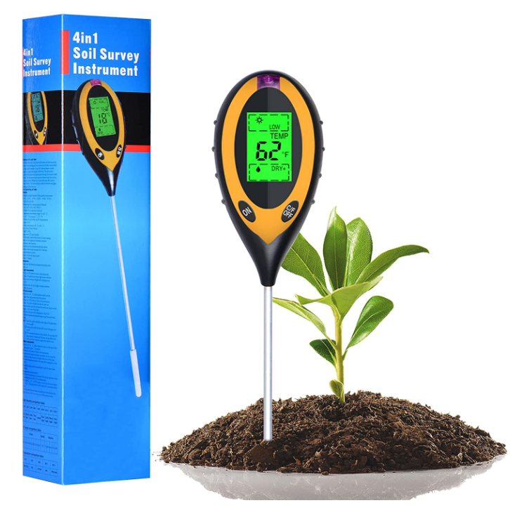 Ph Meter Digital Water Tester - Testeur de sol 4 en 1