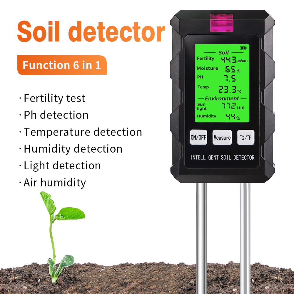 Testeur numérique de sol 6 en  - Ph Meter Digital Water Tester avis et prix