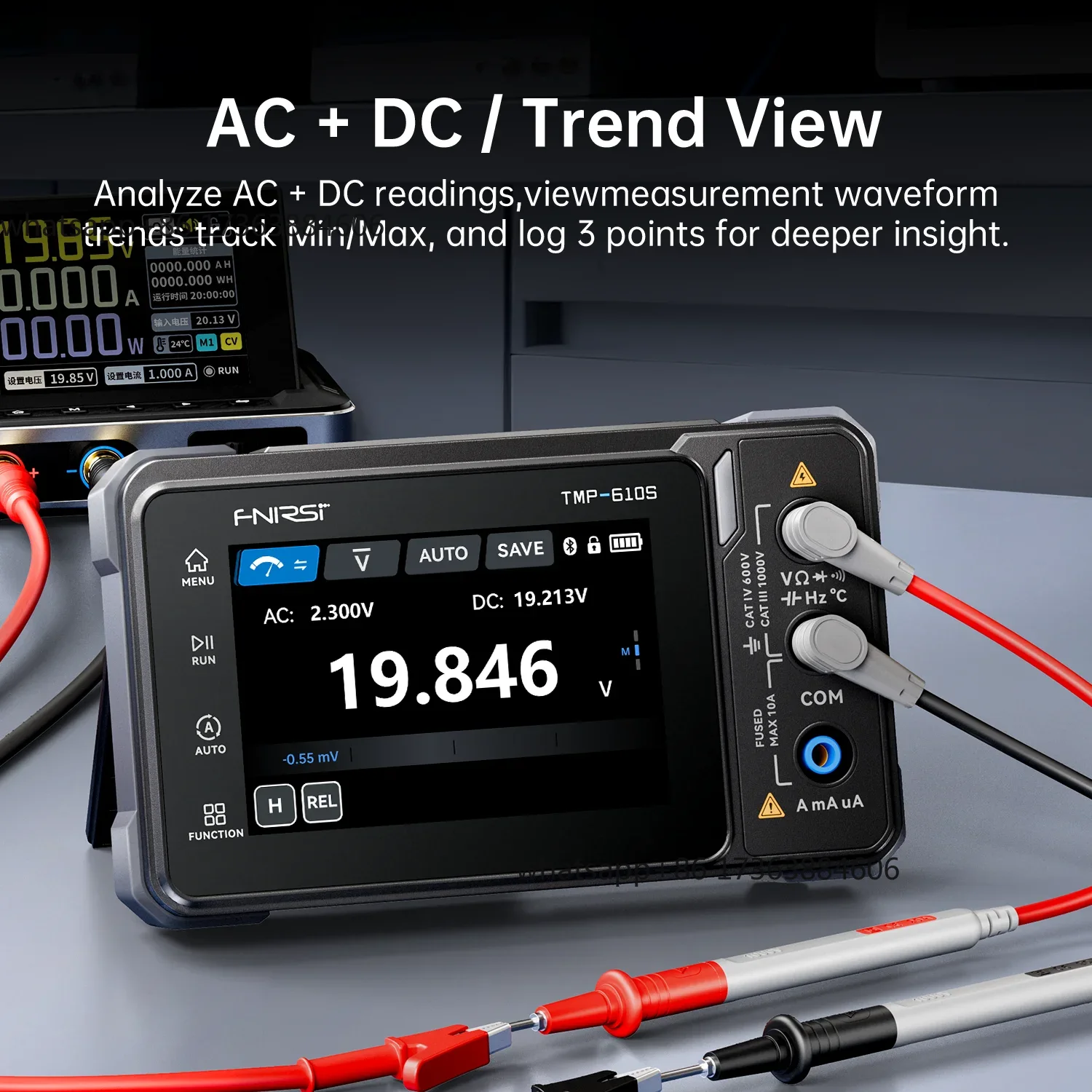 Multimètre numérique FNIRSI TM - Fnirsi Digital Oscilloscope Handheld avis et prix